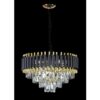 Leeza Round Small Chandelier Ceiling Light In Gold