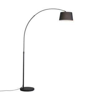 Smart modern arc lamp black incl. Wifi A60 – Arc Basic