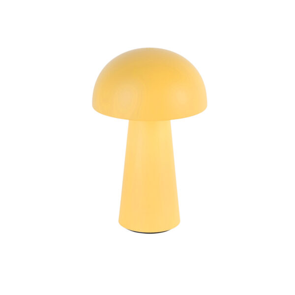 Table lamp yellow incl. LED rechargeable and 3-step touch dimmer IP44 - Daniel