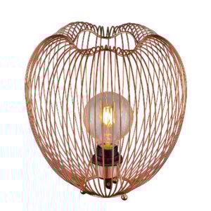 Dollis Metal Table Lamp In Copper