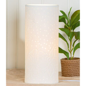 Allegan Large Porcelain Table Lamp In White