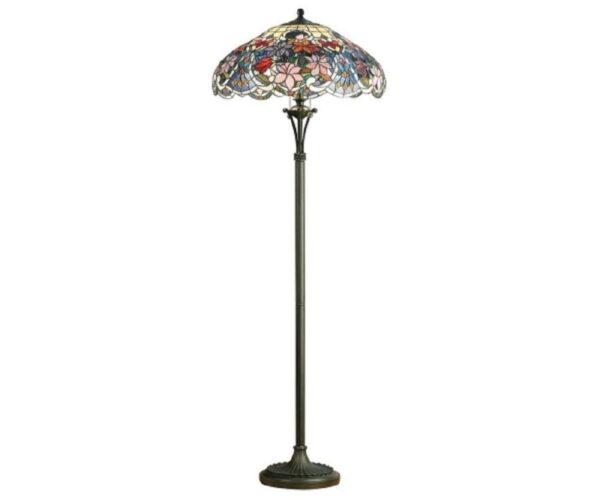 Interiors 1900 64323 Sullivan Tiffany Floor Lamp: Height - 1600mm