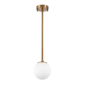 Akkas 1 Light Metal Ceiling Pendant Light in Vintage