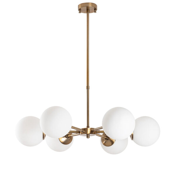 Akkas 6 Light Metal Ceiling Pendant Light in Vintage