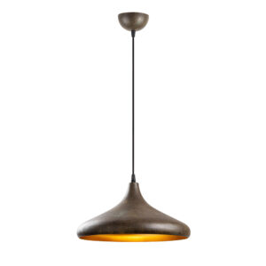 Barek Metal Ceiling Pendant Light in Patina