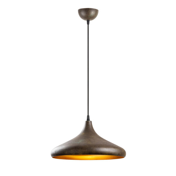Barek Metal Ceiling Pendant Light in Patina