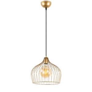 Bek Metal Ceiling Pendant Light in Gold