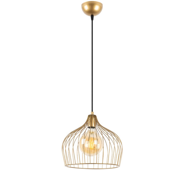 Bek Metal Ceiling Pendant Light in Gold