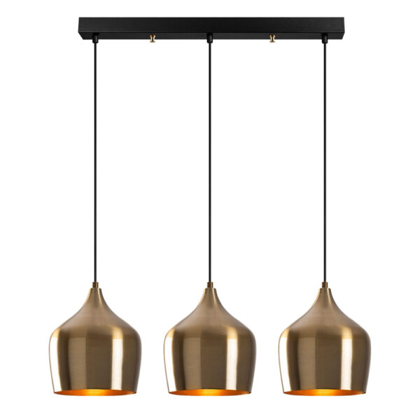 Dodo 3 Light Metal Ceiling Pendant Light in Vintage