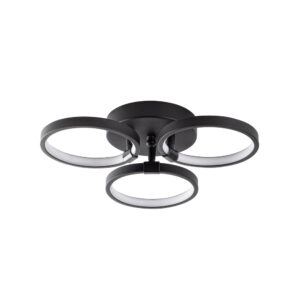 Halka Metal Ceiling Light in Black