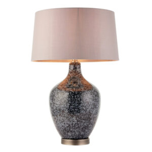 Ilsa Table Lamp In Grey Black