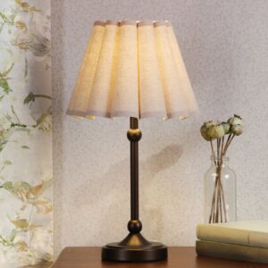 Laura Ashley Holwell Table Lamp In Antique Bronze Finish With Shade LA3756644-Q