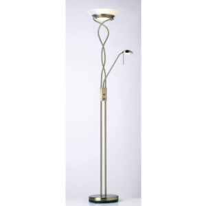 Monaco Floor Lamp In Antique Brass